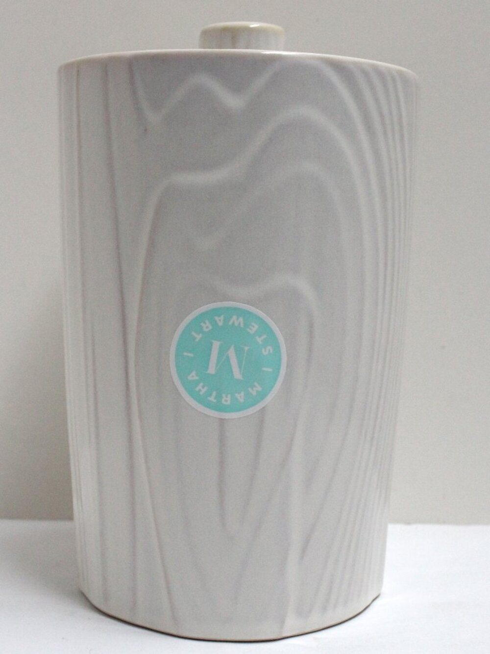 Martha Stewart NWT Off White Stoneware Canister With Lid - No Bundle Item